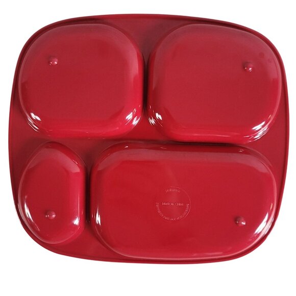 Target Home Melamine Divided Plates Set of 4 Animals Fish Dino Ocean BPA Free - Picture 3 of 13